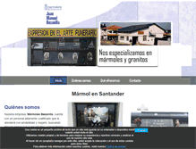 Tablet Screenshot of marmoleriajuanmanuelbezanilla.com